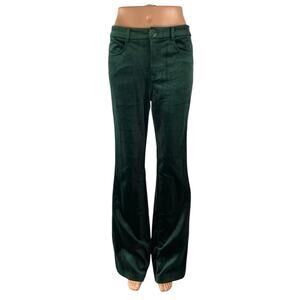 Traffic People Womens Green Corduroy Western Flare Bootcut Trousers Pants Size M